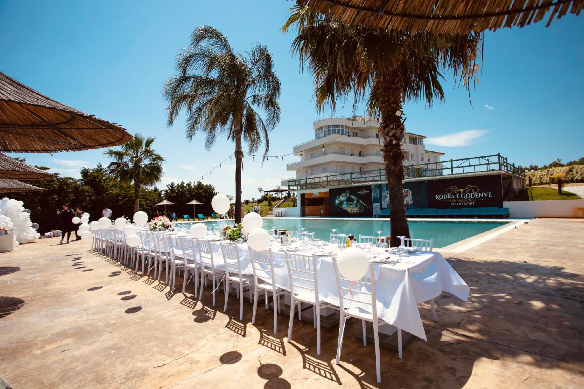 Kodra E Godenve Hotel Vile-Ballaj Bagian luar foto